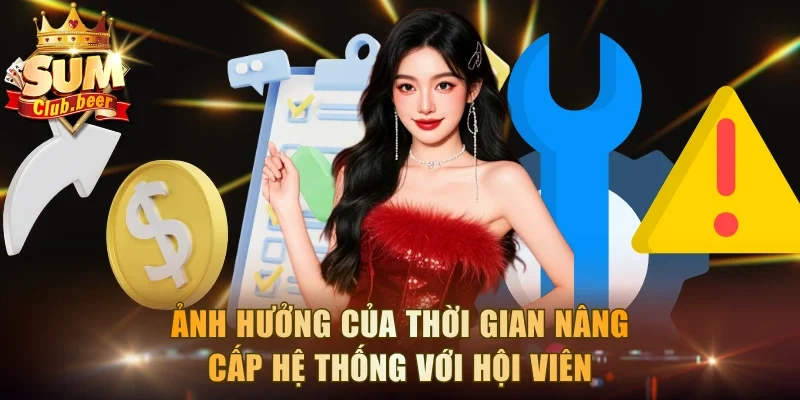 Ảnh hưởng của thời gian nâng cấp hệ thống với hội viên